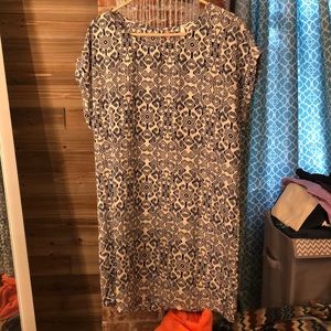 Navy and White dress